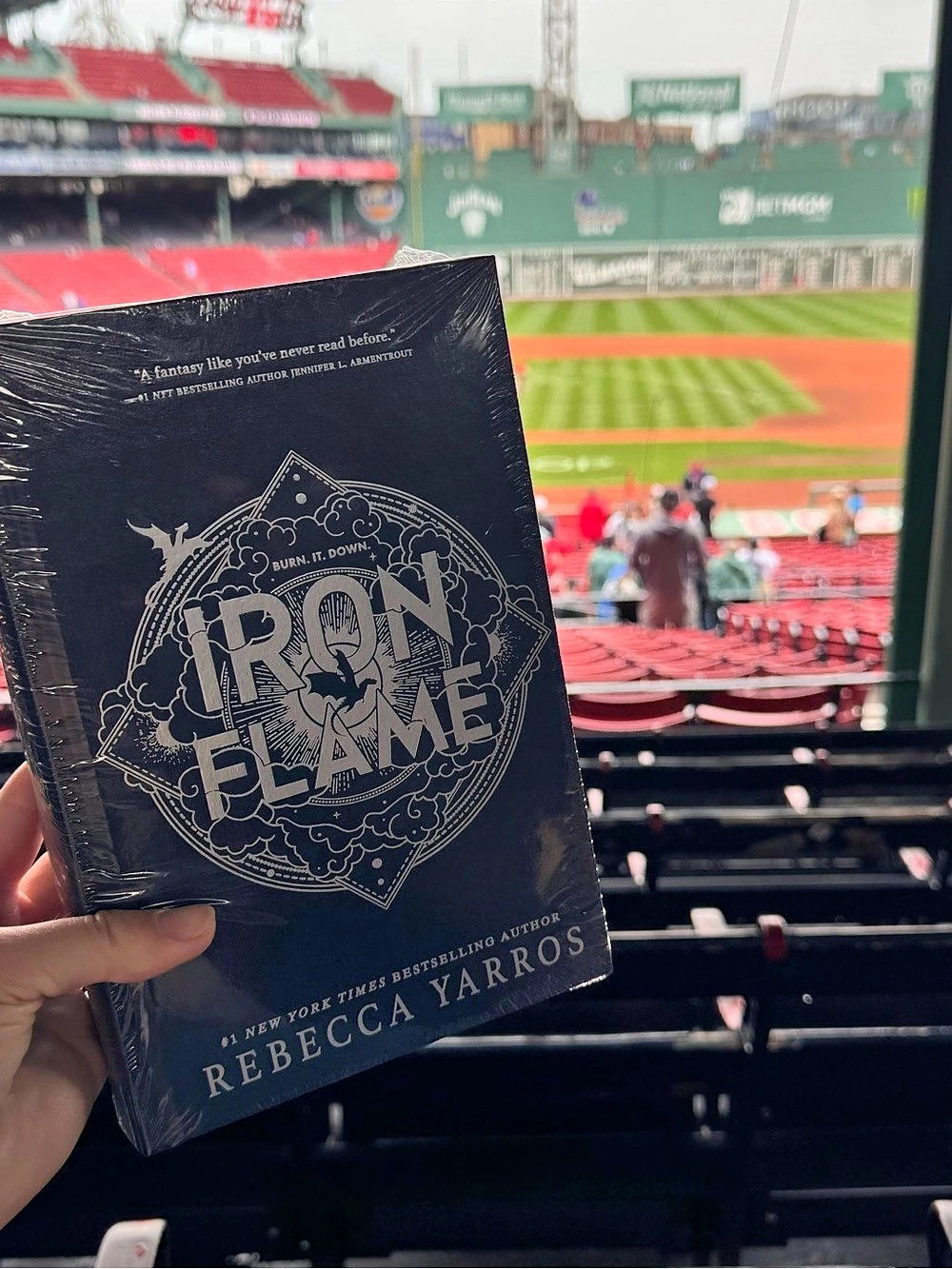 FENWAY PARK EXCLUSIVE — Iron Flame by Rebecca Yarros — Red Sox Iron Flame Day 20